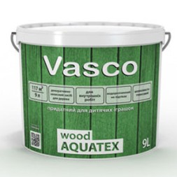 Vasco wood AQUATEX декоративна блакитна деревина для внутрішніх робіт 9л
