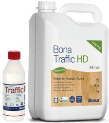 BONA Traffic HD двокомпонентний поліуретановий лак на водній основі 5л